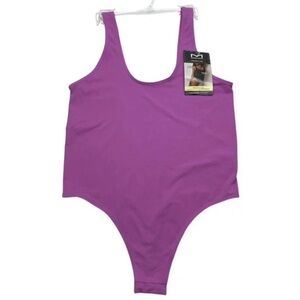 Maidenform Seamless Smoothing Bodysuit Shaping Stretch Thong Shaper MST001 Sz 2X